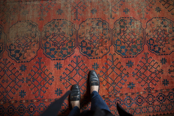  Vintage Ersari Square Carpet / Item 5514 image 2