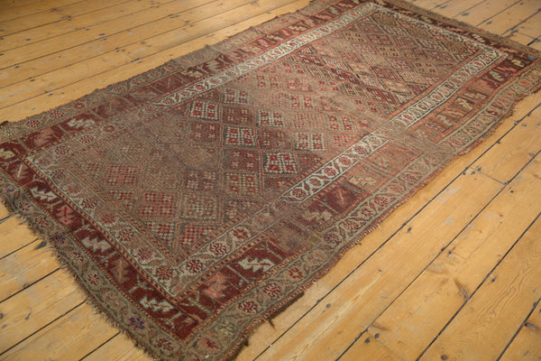 4x8 Antique Kurdish Rug Runner // ONH Item 5518 Image 2