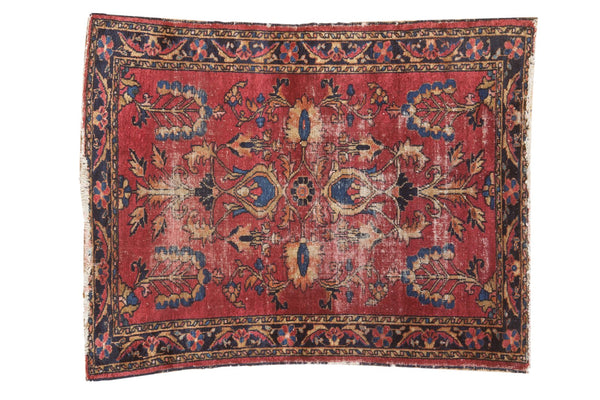 3.5x4.5 Vintage Lilihan Square Rug // ONH Item 5521