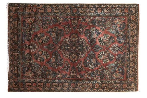 3.5x5 Vintage Sarouk Rug // ONH Item 5522