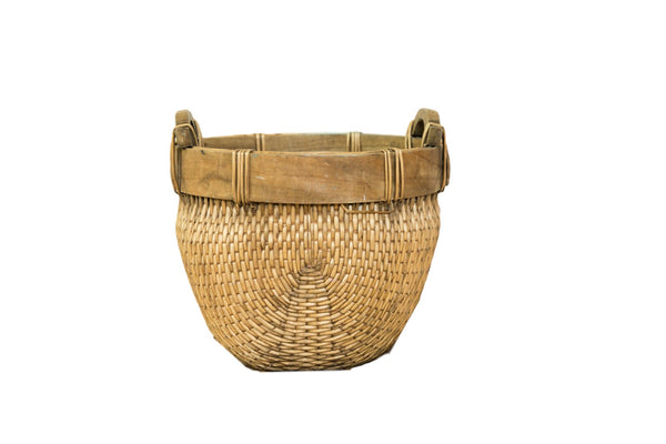 Natural Vintage Willow Basket