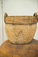 Natural Vintage Willow Basket