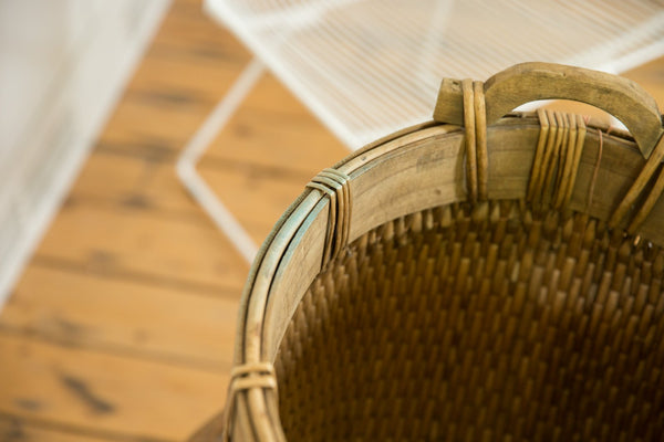 Natural Vintage Willow Basket