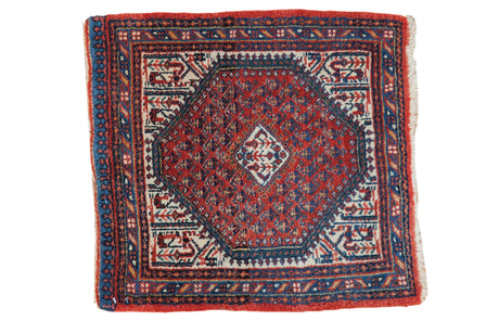 1.5x2 Vintage Mir Sarouk Square Rug Mat // ONH Item 5536