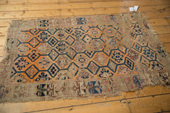 3.5x5 Antique Fragment Caucasian Rug // ONH Item 5543 Image 4