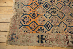 3.5x5 Antique Fragment Caucasian Rug // ONH Item 5543 Image 6