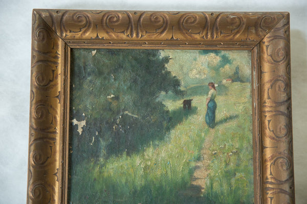 Hobart Clark Painting of a Woman