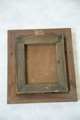 Reverse of Hobart Clark painting frame showing Paul F. Stewart label.