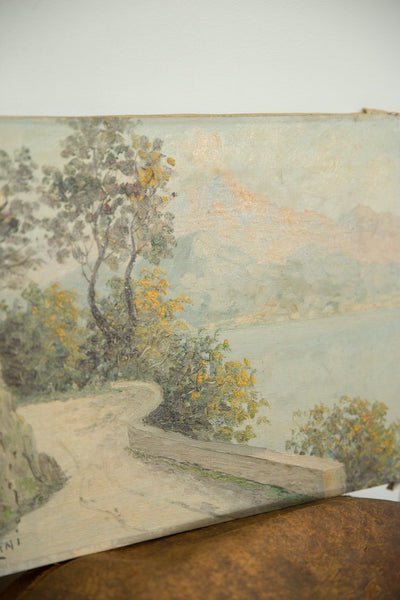 Luciani Painting of Italian Countryside