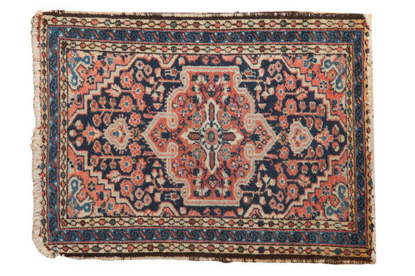 2x3 Vintage Hamadan Rug Mat // ONH Item 5554