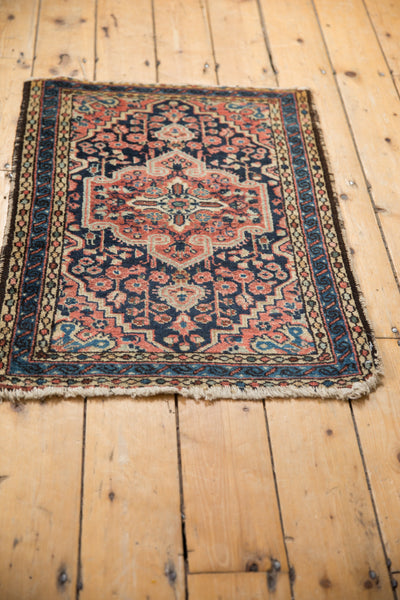 2x3 Vintage Hamadan Rug Mat // ONH Item 5554 Image 2