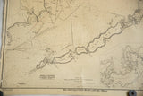 Vintage nautical map of Buzzards Bay with Eldridge's Tide Book reference and island names.