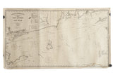 Vintage Eldridge's New London to Gay Head ship map, detailed nautical chart, 46x26 inches.
