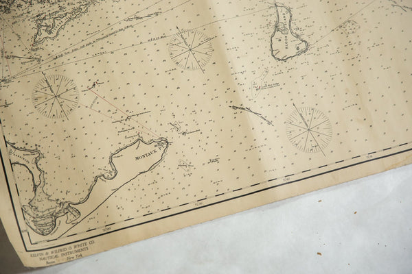 Eldridge's New London to Gay Head Ship Map 