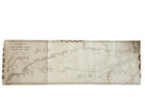 Vintage Eldridge's Long Island Sound nautical map, aged cream with visible water stains.
