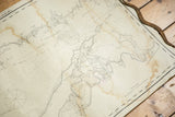 Eldridge's Long Island Sound map detail: Shelter Island, Peconic Bay, aged water stains.