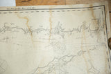 Eldridge's nautical map detail: Orient, Gardiner's Island, with aged paper and water stains.