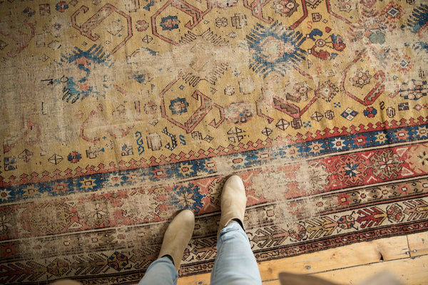 5x10 Antique Caucasian Rug Runner // ONH Item 5565 Image 1