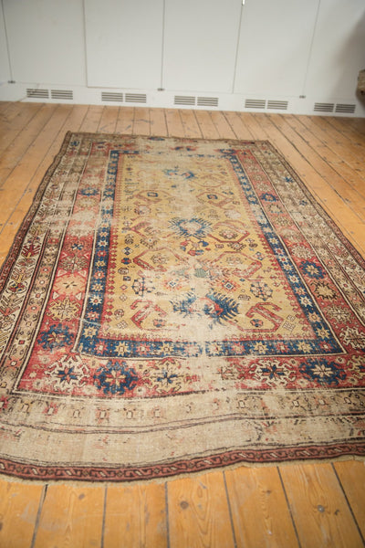 5x10 Antique Caucasian Rug Runner // ONH Item 5565 Image 2