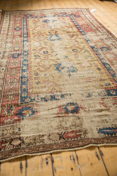 5x10 Antique Caucasian Rug Runner // ONH Item 5565 Image 8