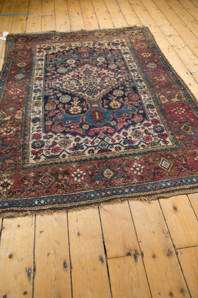  Antique Kurdish Bijar Rug / Item 5567 image 9