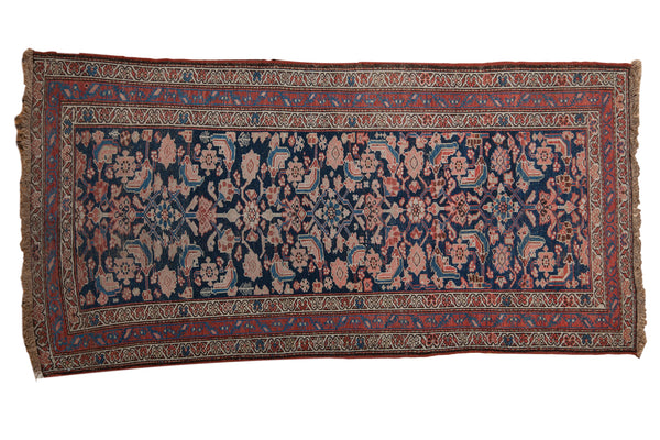 3.5x7 Antique Kurdish Hamadan Rug Runner // ONH Item 5574