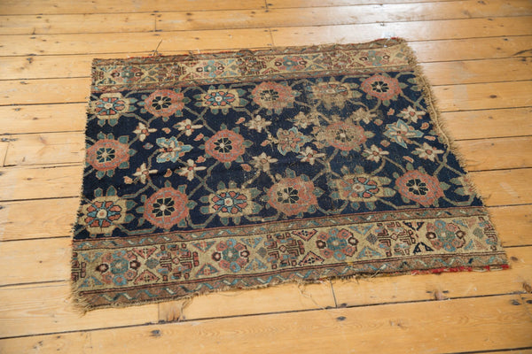 3.5x3.5 Antique Fragment Kurd Square Rug // ONH Item 5584 Image 2