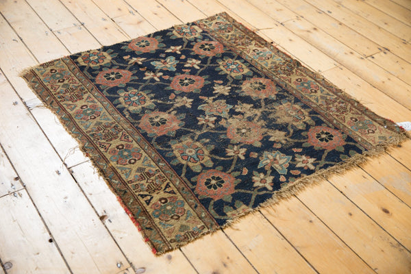 3.5x3.5 Antique Fragment Kurd Square Rug // ONH Item 5584 Image 4