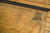 1860s Cumberland County Maine Wall Map featuring Portland