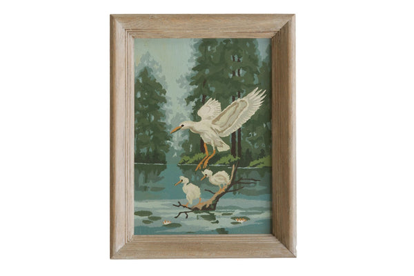 Vintage Paint by Numbers Painting Ducks