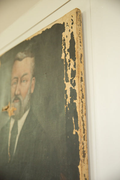 19th Century Portrait Painting of a Man