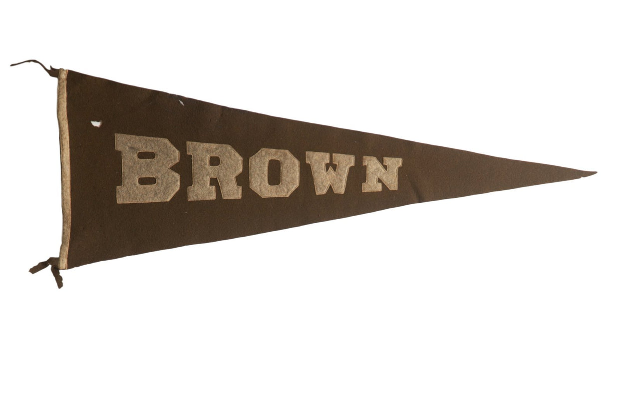 Brown Felt Flag