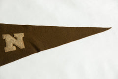Brown Felt Flag