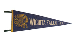 Wichita Falls Tex. Felt Flag