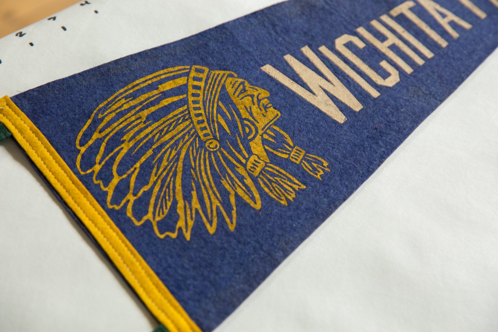 Wichita Falls Tex. Felt Flag