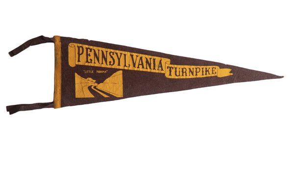 Pennsylvania Turnpike "Little Panama" Felt Flag