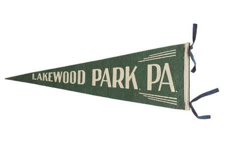 Lakewood Park, PA Felt Flag