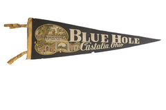 Blue Hole Castalia, Ohio Felt Flag