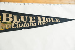 Blue Hole Castalia, Ohio Felt Flag