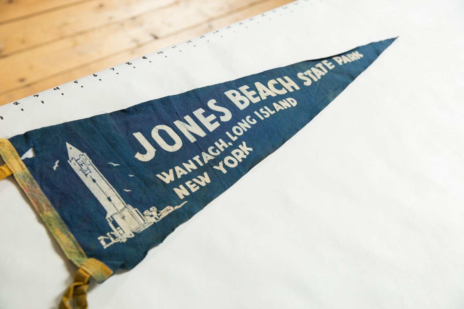 Jones Beach State Park Wantagh, Long Island New York Felt Flag
