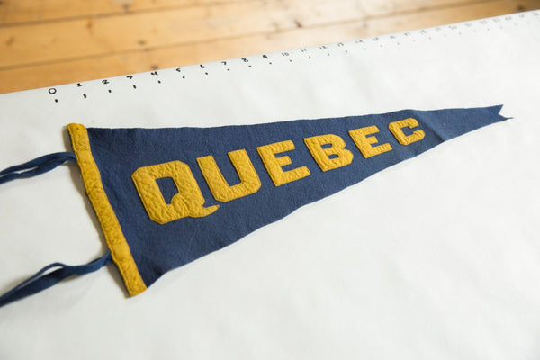 Quebec Felt Flag