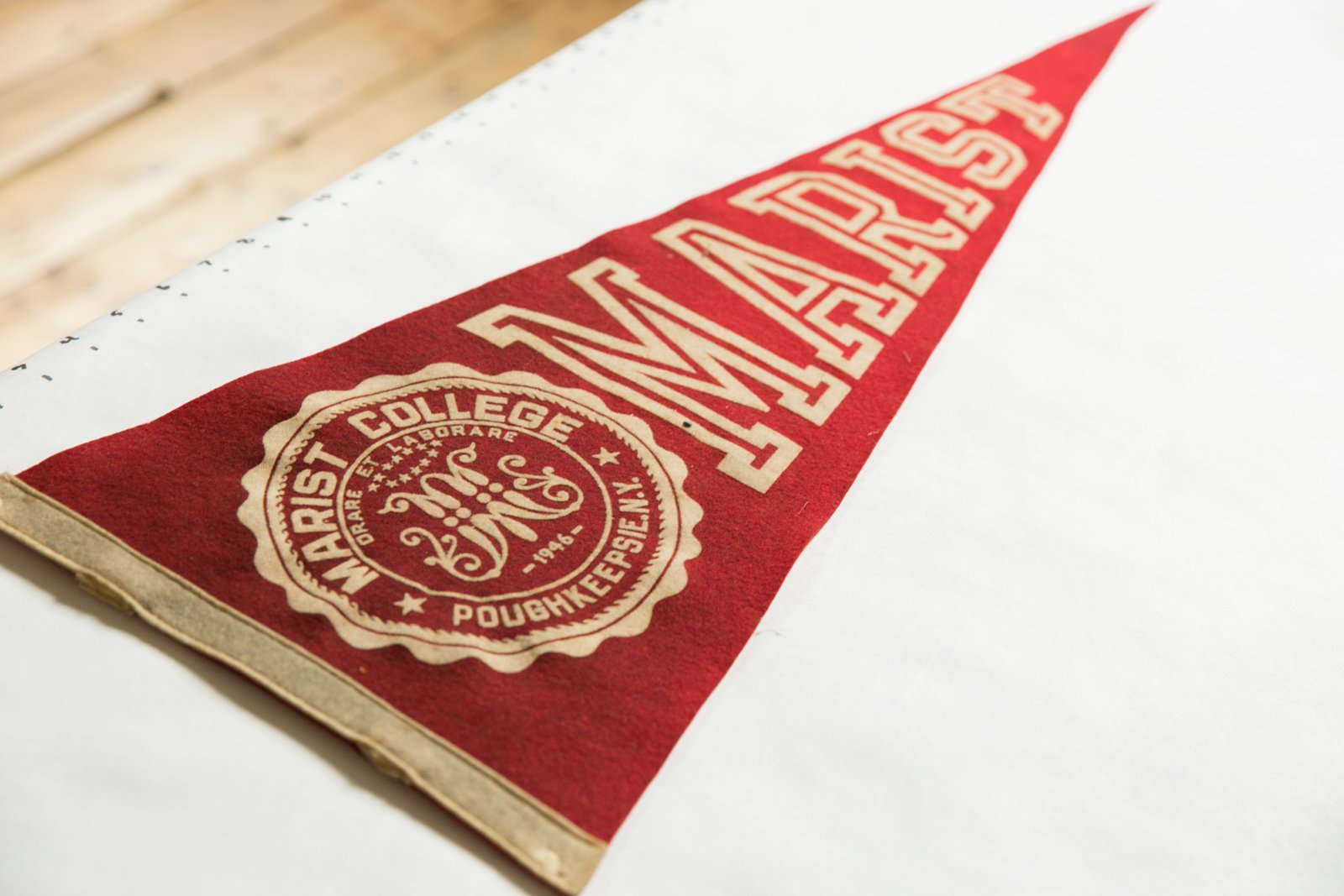 Marist College Poughkeepsie, N.Y. Felt Flag