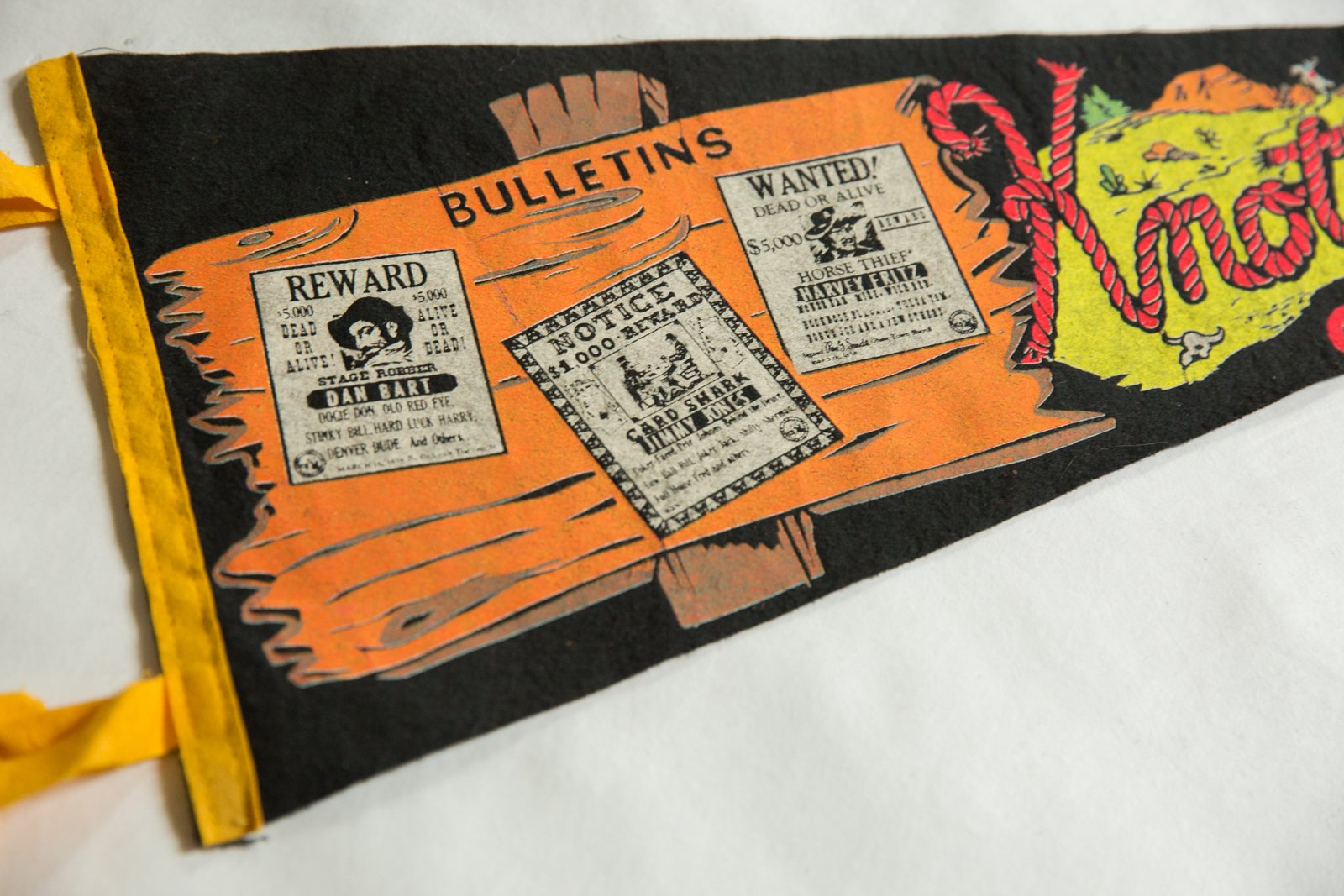 Knott's Berry Ghost Town California Felt Flag