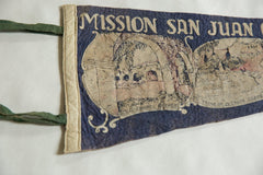 Mission San Juan Capistrano, Calif. Founded 1776 Felt Flag