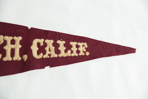 Long Beach, Calif. Felt Flag