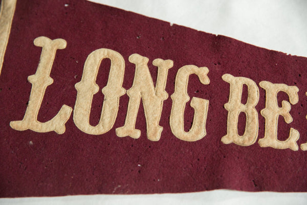 Long Beach, Calif. Felt Flag