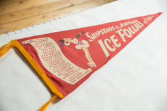 Shipstads & Johnson Ice Follies of 1964 Felt Flag