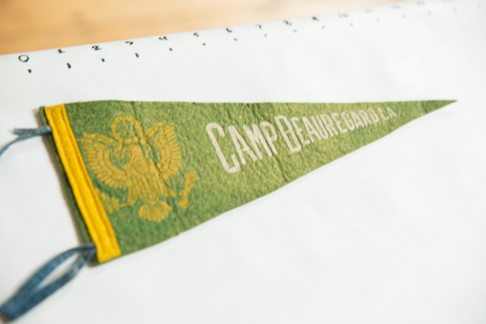 Camp Beauregard, LA. Felt Flag