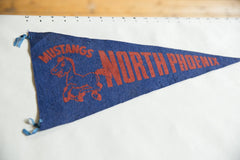 North Phoenix Mustangs Felt Flag