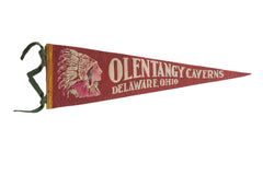 Olentangy Caverns Delaware, Ohio Felt Flag